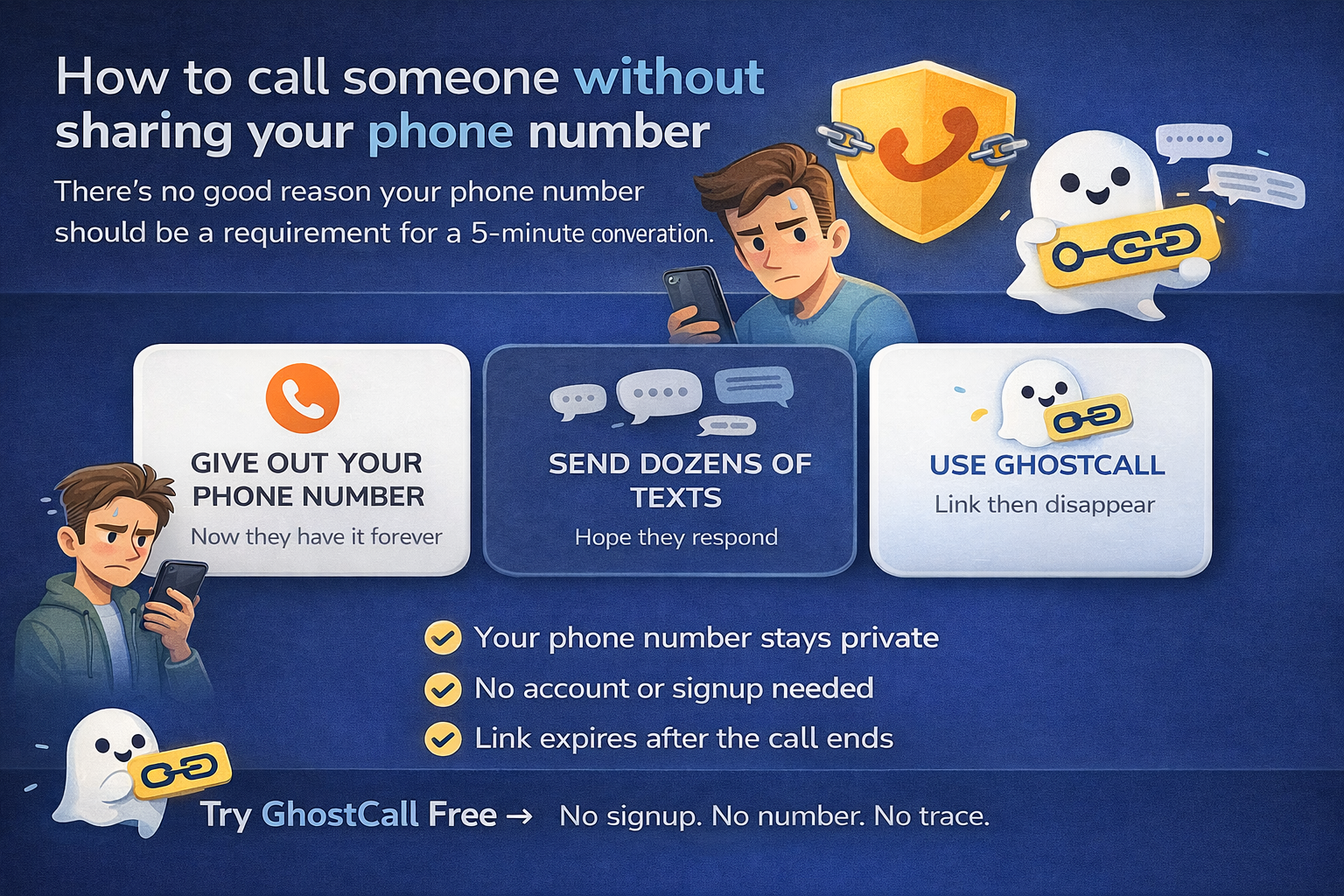 How to call someone without sharing your phone number